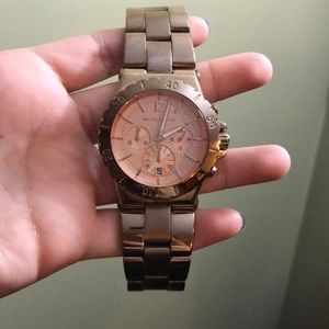 Michael Kors rose gold watch